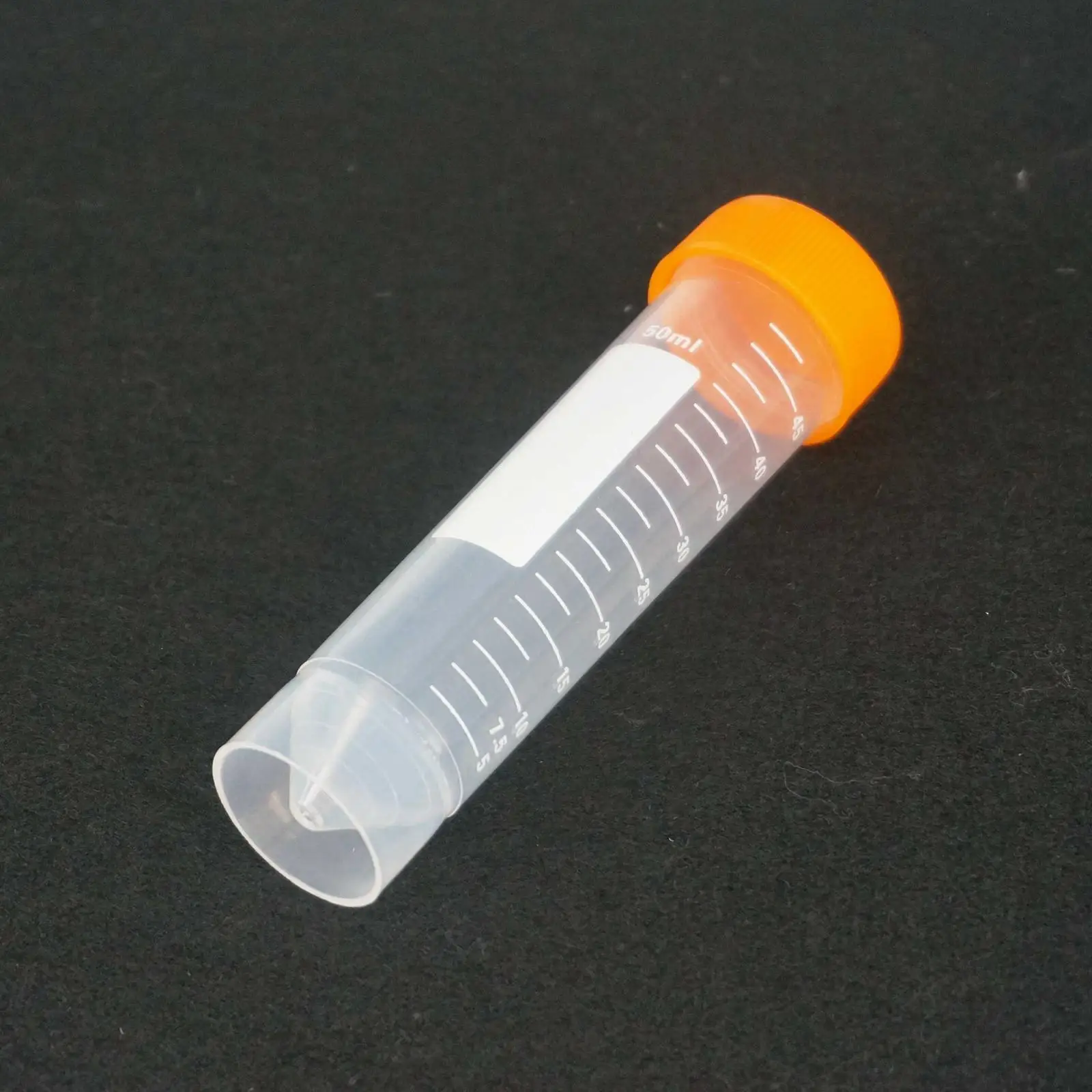 50pcs Scale line 50ml Laboratory Plastic Centrifuge tube Flat-bottom with screw cap For Sample Specimen