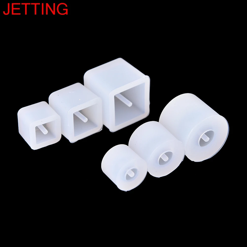 1 Pcs Hot Sales DIY Silicone Mold Transparent Necklace Beads Pendant with Hanging Hole Making Fashion Jewelry