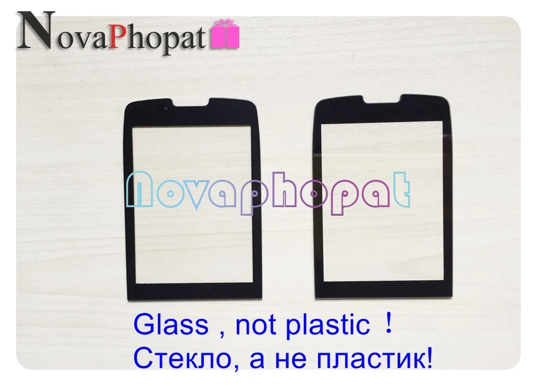 Novaphopat 10 шт./лот для Philips Xenium X5500 стеклянный объектив экран Запасные части +