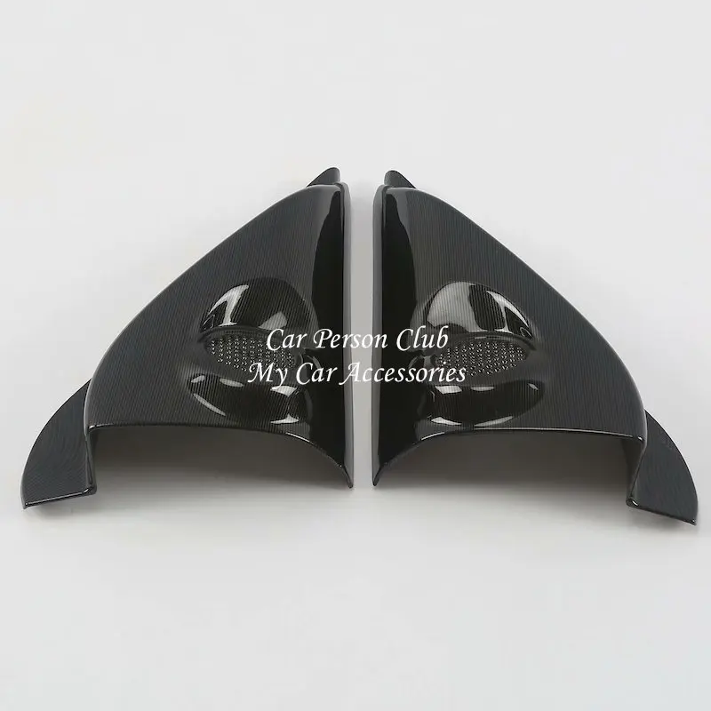 

Car Styling For Mitsubishi Outlander 2013-2018 Internal Door Speaker Tweeter Triangle A Column Cover Trim ABS Chrome Accessories