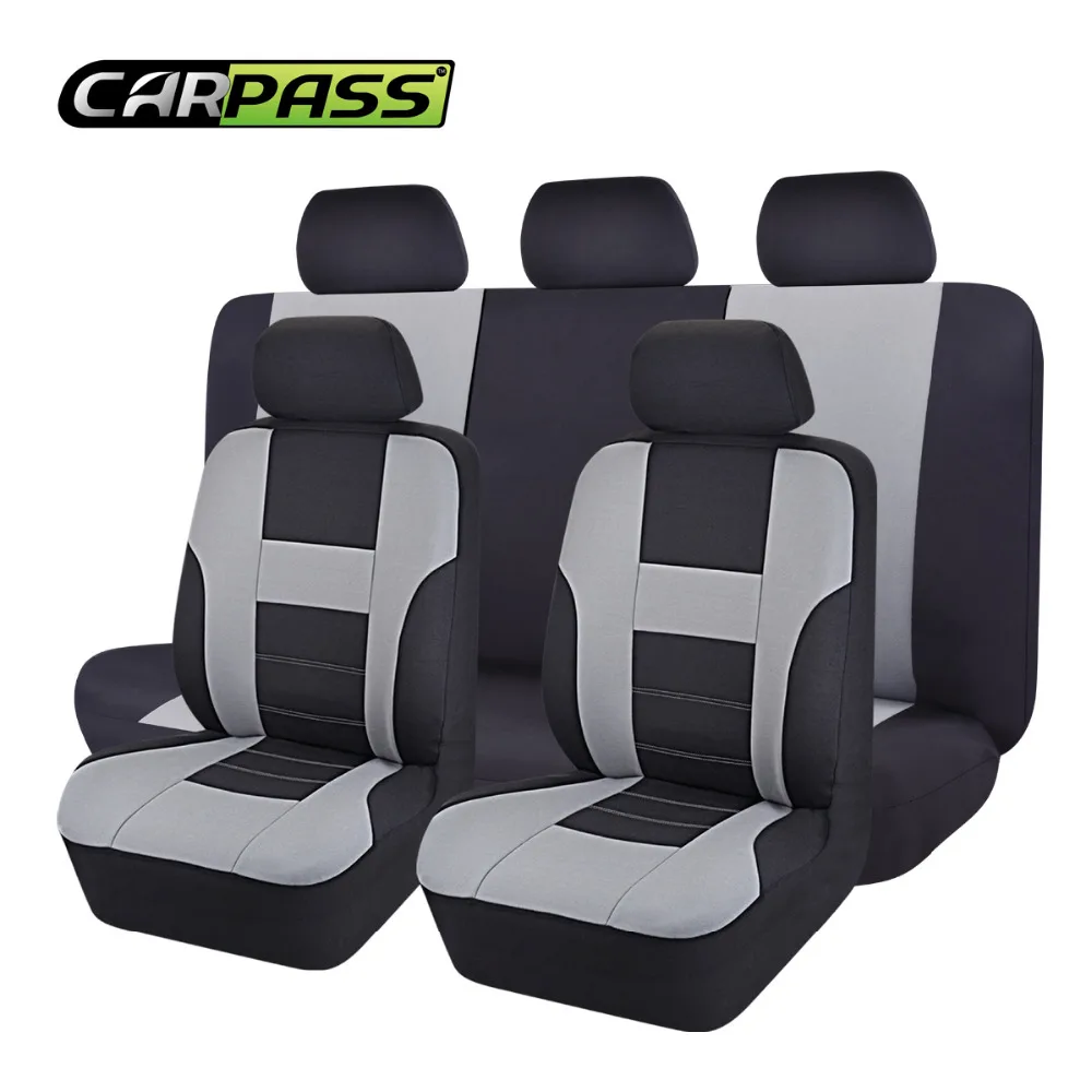 Car pass Auto Seat Covers Mesh Fabric Double composite Car font b Interior b font Accessories
