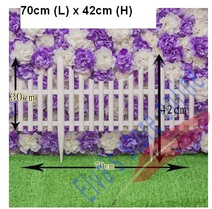 70 см x 42 см пластиковые заборы белые ограждения в европейском стиле вставить грунт для садового двора Декор легко собрать