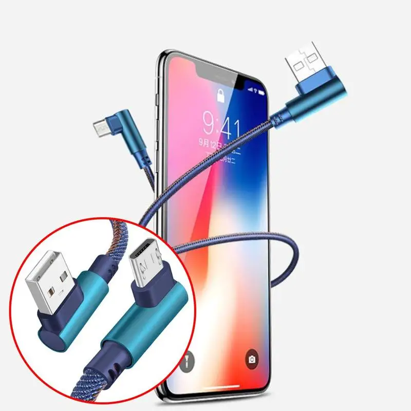 Высококачественный 1/2 M type-C 90 градусов под прямым углом USB 3,1 Синхронизация данных зарядное устройство практичный медный кабель для type C Android