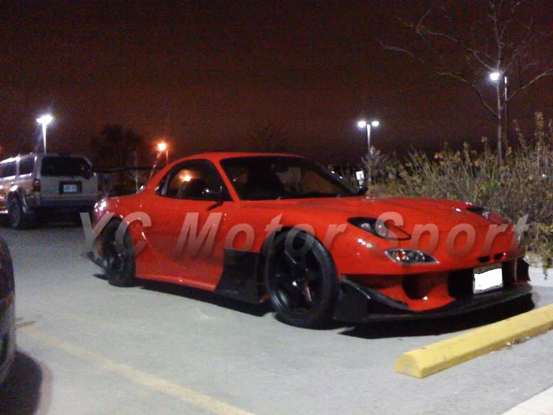 Car Accessories Carbon Fiber RE GT Style Front Diffuser Fit For 1992