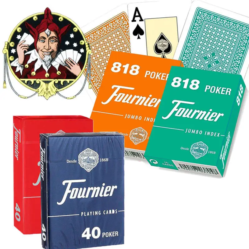 Fournier 818 Jumbo Index светящиеся чернила трюк покерные игровые покер с невидимой