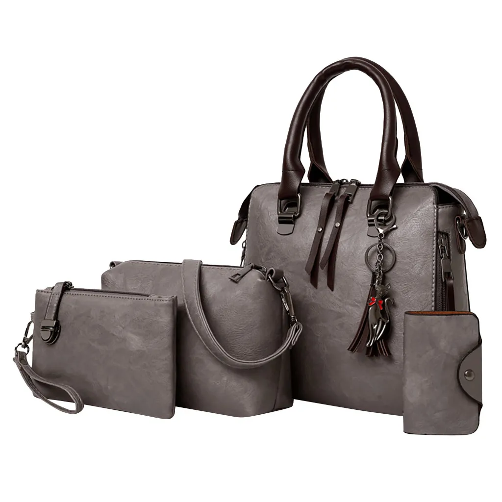 OCARDIAN женская сумка в винтажном стиле, сумка-тоут+ сумка на плечо+ сумка-мессенджер+ дневной клатч, четыре штуки, сумка-тоут, сумка через плечо, May23