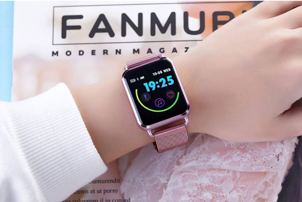 Для samsung Galaxy S10e S10 S10+ S9 S8 Bluetooth Смарт часы для мужчин водонепроницаемый кровяное давление фитнес трекер сердечного ритма Смарт часы