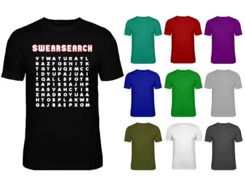 Мужская Swearsearch promension Swear слово поиск смешная футболка новый s-xxl | одежда