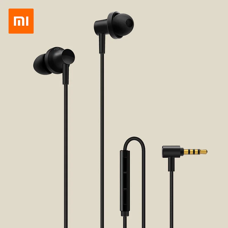 Новые оригинальные наушники Xiaomi mijia Hybrid 2 Circle Iron HD с двойным тройным драйвером