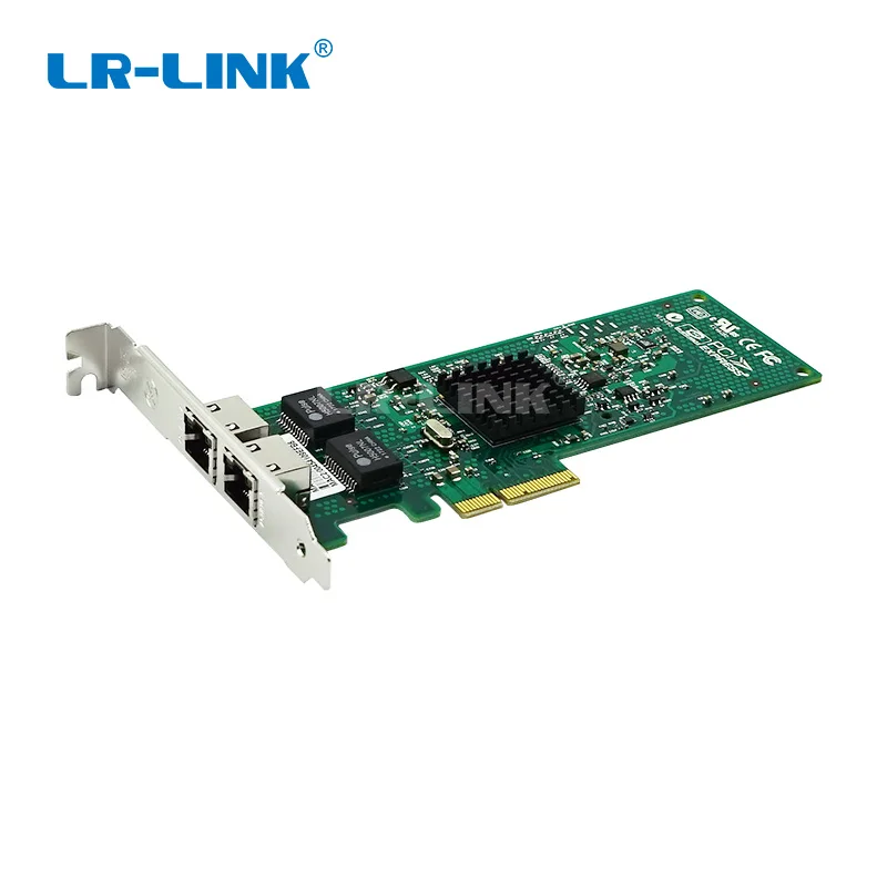 

LR-LINK 9712PT Dual Port RJ45 Gigabit Ethernet Network Card 10/100/1000Mbps PCI Express Lan Card Broadcom BCM5709 NIC