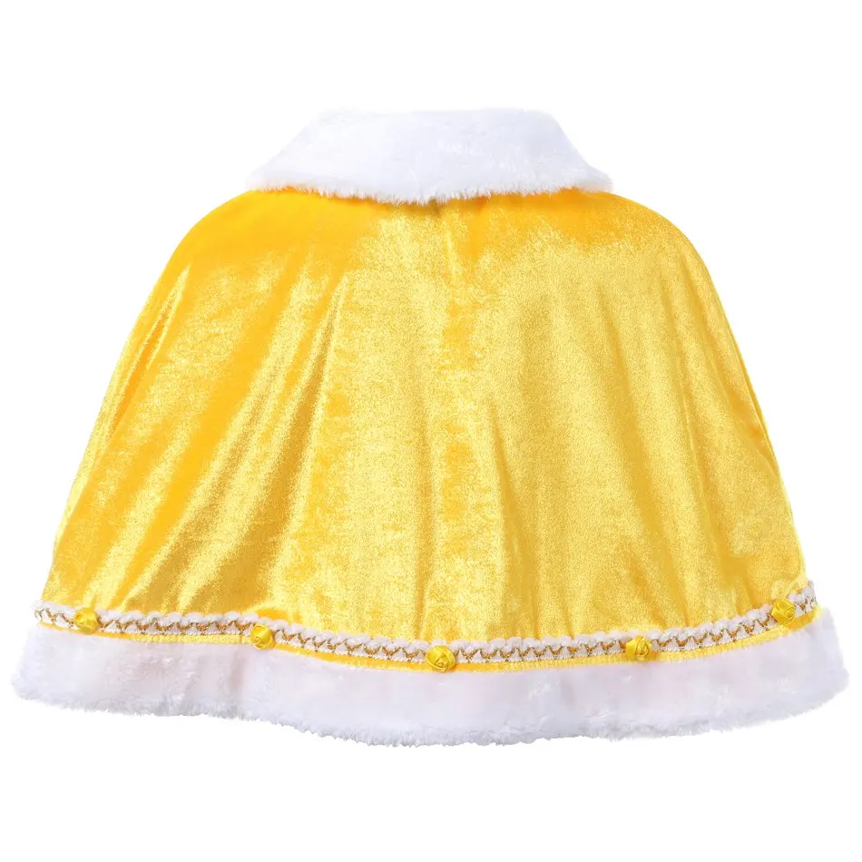 PaMaBa/детское теплое пальто принцессы Рапунцель для девочек; плащ Золушки; детская верхняя одежда; вечерние аксессуары