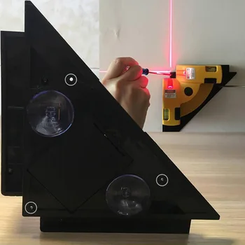 

Laser Right Angle Grounder Infrared Level 90 Degree Woodworking Line Tool