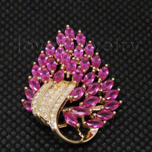 pink ruby pendant-3