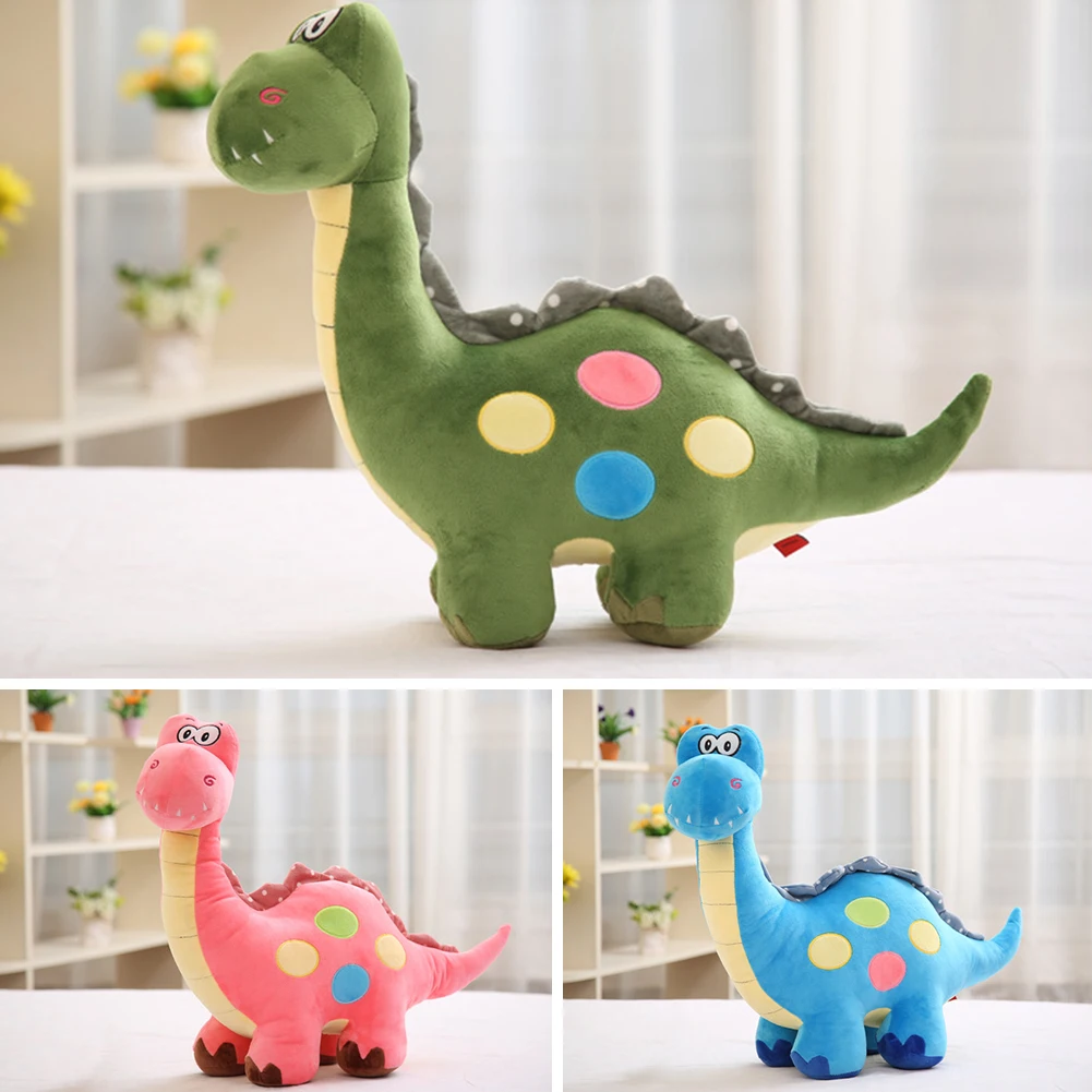 35 см творческий плюшевые игрушки пятнистый динозавров кукла для сопровождающих умиротворения кукла детский красивый подарок на день
