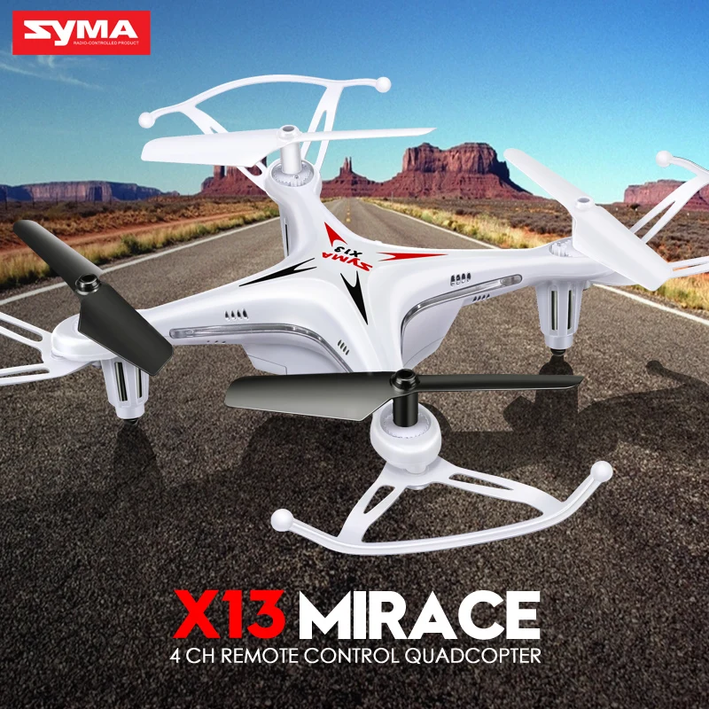 Syma-X13-4-Channel-6-Axis-RC-Helicopter-Mini-Quadcopter-Drone-Throwing-Flight-Headless-without-Camera