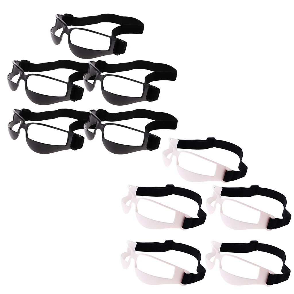 5 PiecesPC Basketball Goggles Dribble Specs Eye Glasses Sports Eyewear Handling Training Aid 