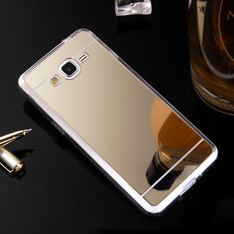 Чехол для телефона Samsung Galaxy J2 Prime зеркальный чехол из ТПУ с гальваническим