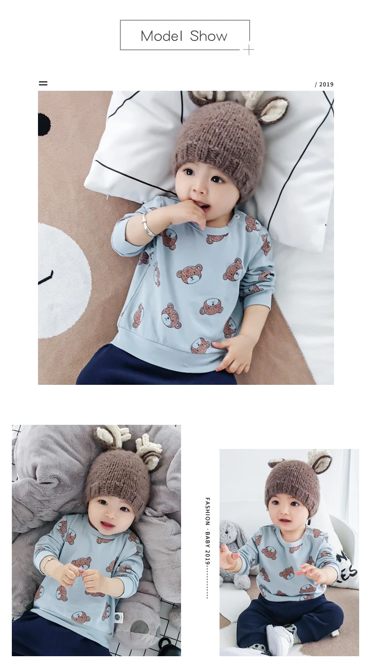 Lemonmiyu/Детская рубашка с длинными рукавами, хлопковые топы с круглым вырезом для маленьких девочек, повседневная детская одежда с героями мультфильмов милые детские толстовки унисекс
