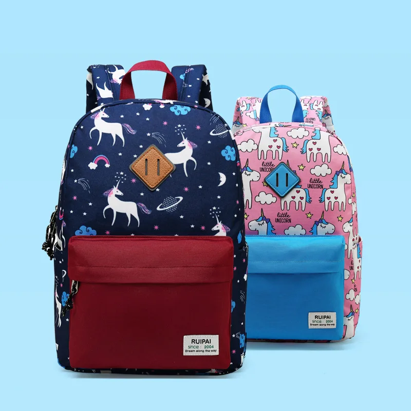 

Ruipai cartoon Cute school backpack students Schoolbag Girl printing waterproof backpack High Quality kids backpack girls