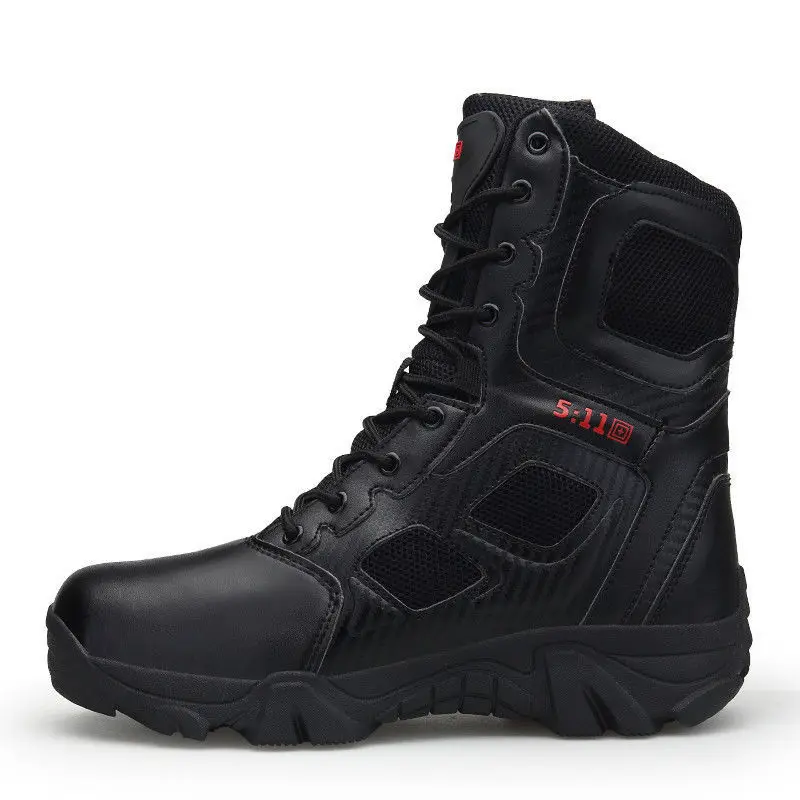 

OLPAY NEW Men's Light High Top Shoes Running Sneakers Fashion Tactical boots Big Size