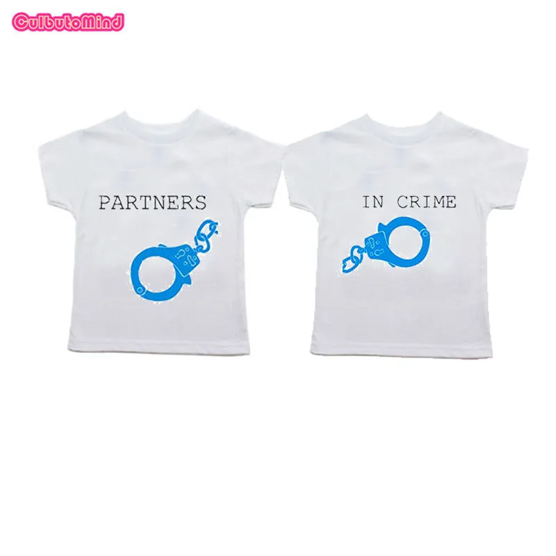 blue partners in crime tshirt