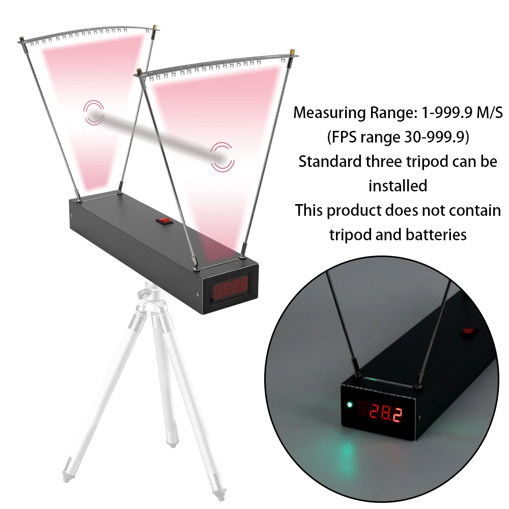 

speed meter Velocimetry Speed Measuring Instrument Velocity Measurement Tool Chronograph for shooting playthings