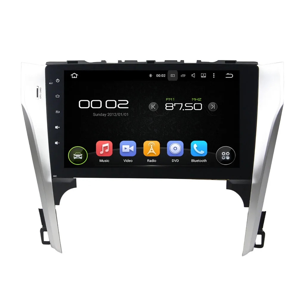 Система Android 5,1 10,1 дюймовый экран автомобильное радио для машины dvd gps навигационная система Авторадио плеер для Toyota Camry 2012-2013