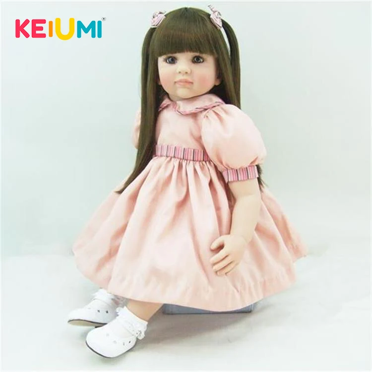

Lovely 60 cm Reborn Baby Girl Doll 24 inch Fantasy Princess DIY Toys Fashion Silicone Reborn Dolls PP Cotton Body Toddler Gifts