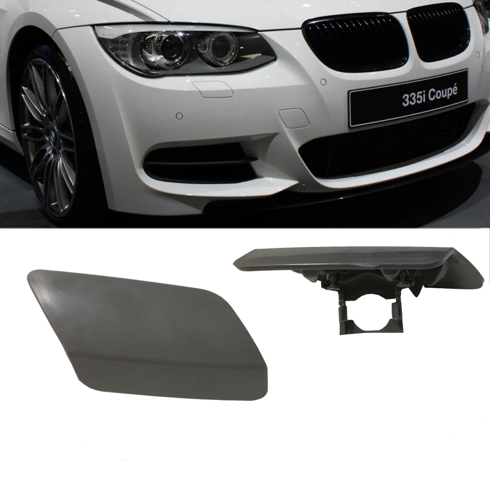 Пара Для BMW E92 E93 LCI 2009-2013 фар Кепки откидной крышкой противотуманные фары и противотуманные фары декоративное покрытие