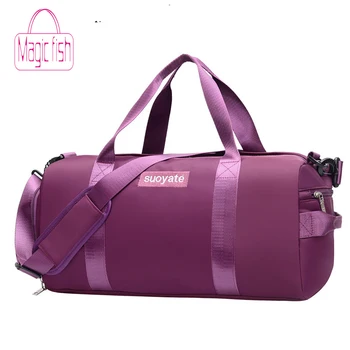 

New Casual Beach Travel Bag for 2019 Women Fashion Big Capacity Waterproof Swimming Package Yoga Bags Dry Wet Depart Duffle bag