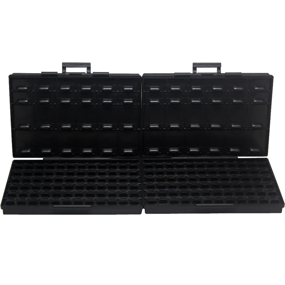 AideTek SMD 스토리지 플라스틱 도구 상자 뚜껑, 정전기 방지 ESD 안전 인클로저, SMT IC 다이오드, BOX-ALL-96 ESD 구획, 2 유닛