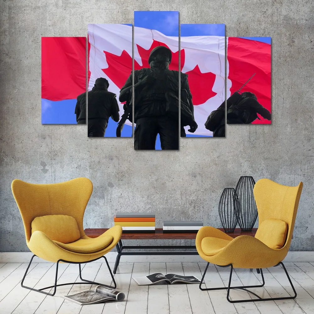 Canada flag Soldiers-1