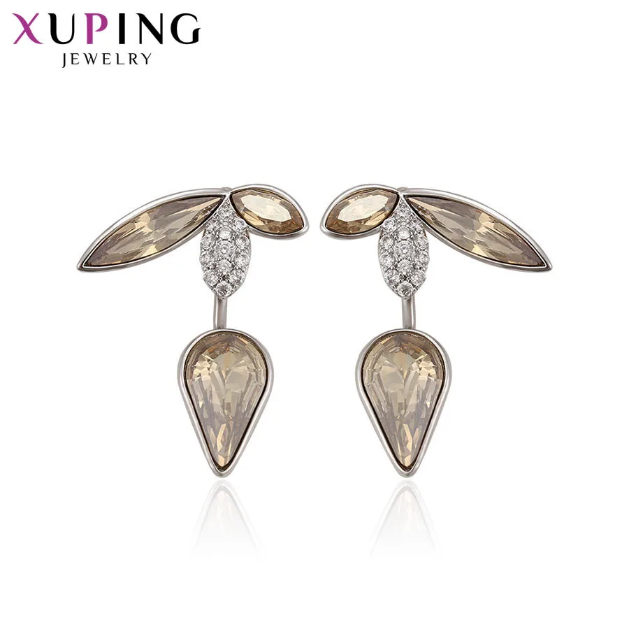 11 серьги Xuping в форме капли воды Простые Кристаллы Swarovski модные украшения для