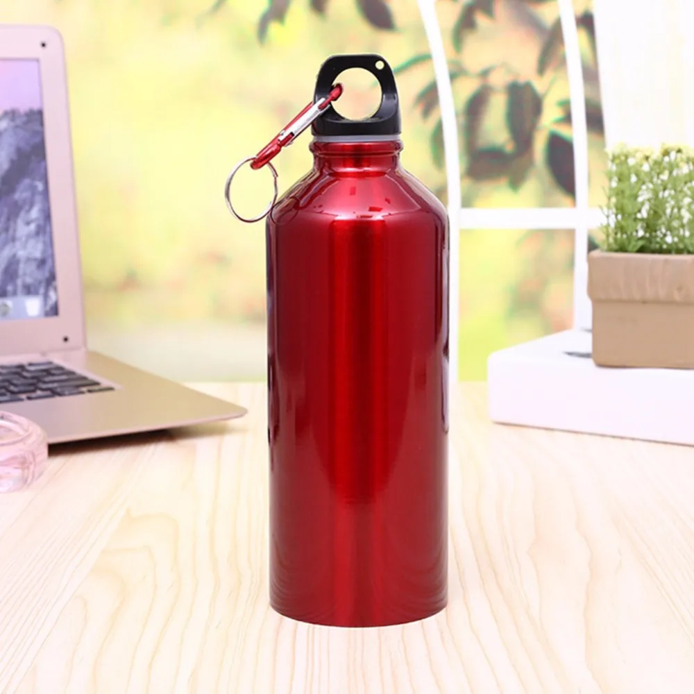 Бутылка для воды 400 мл 500 мл 600 мл Пластиковые велосипедные спортивные бутылки для упражнений на открытом воздухе для питьевой воды из алюминиевого материала легко носить с собой