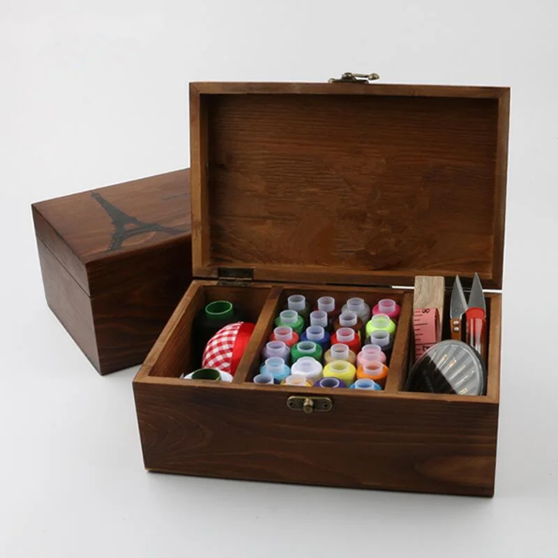 goki wooden sewing box