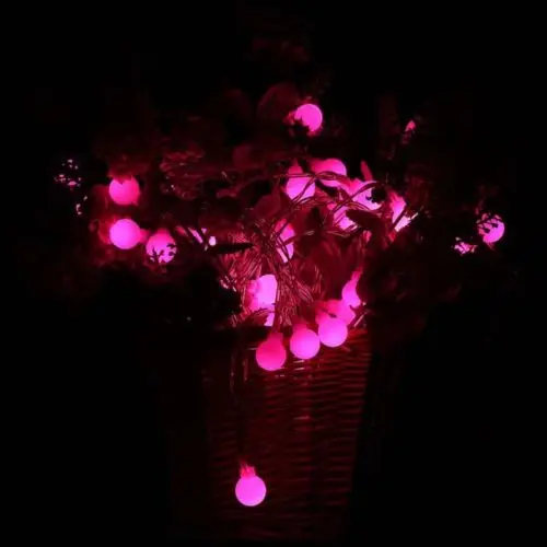 40LED Рождественская Свадебная вечеринка Декор для сада наружная сказочная