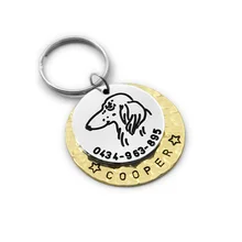 Пользовательские такса dog tag, Выгравированы Медальон, персонализированные Pet ID тегов, ПЭТ ювелирные изделия собака Jewelry Такса id тегов