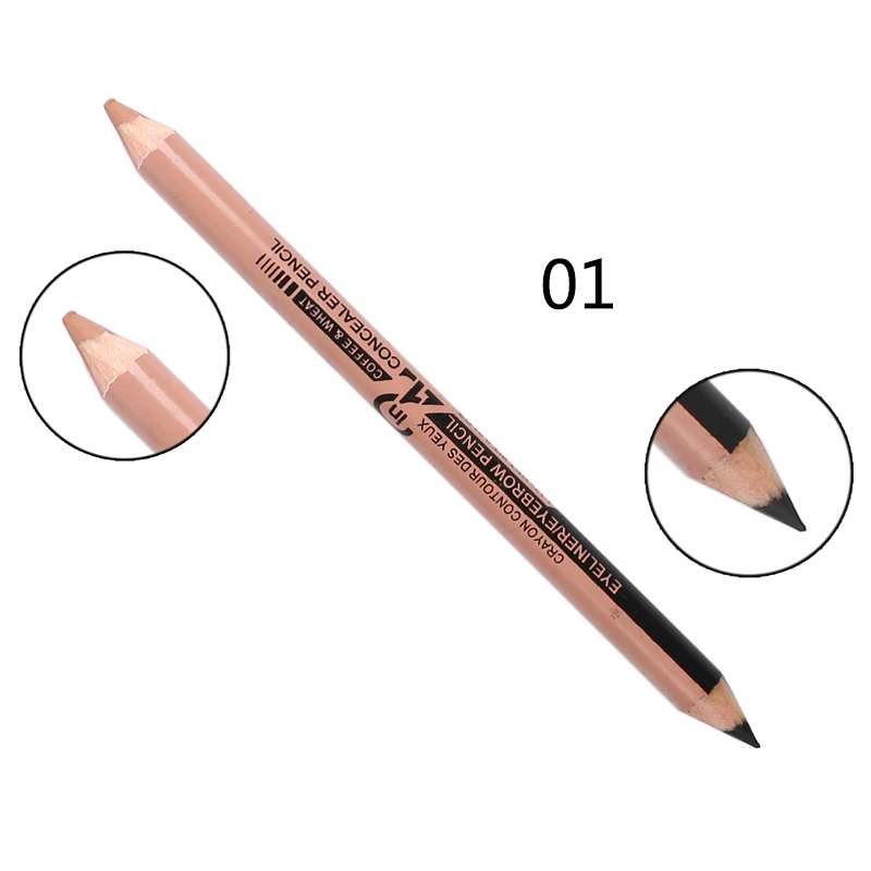 Menow Brand 12PCS Concealer+eyebrow Pencil 2 in 1 Makeup Two-head Pencils Professional Concealers Face Powder P09015