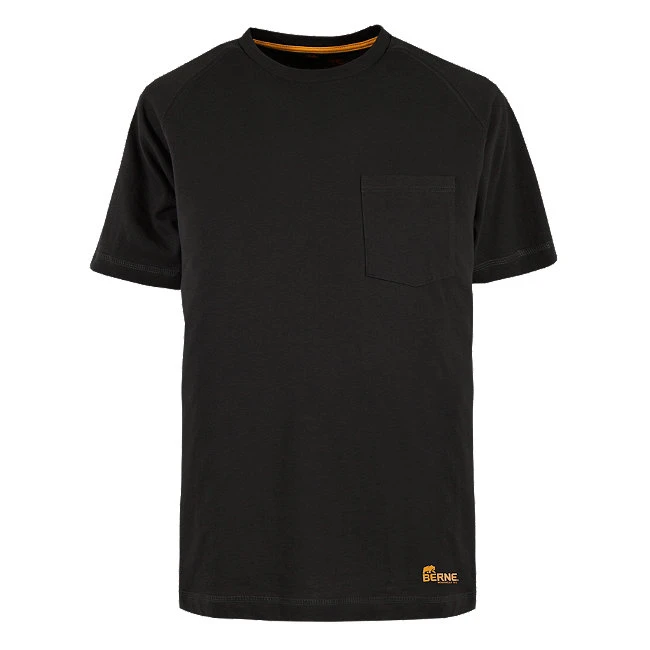 Berne Apparel BSM36BKR480 Performance Short Sleeve Tee Black - Extra Large - Regular (1)