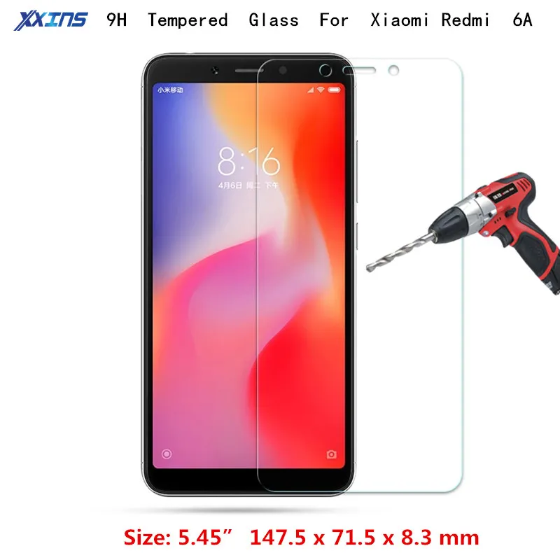 

Tempered GLASS For Xiaomi Redmi 6A 6 A 5.45 inch Screen Protector Cover For Mobile phone on 6A 2018 discount price