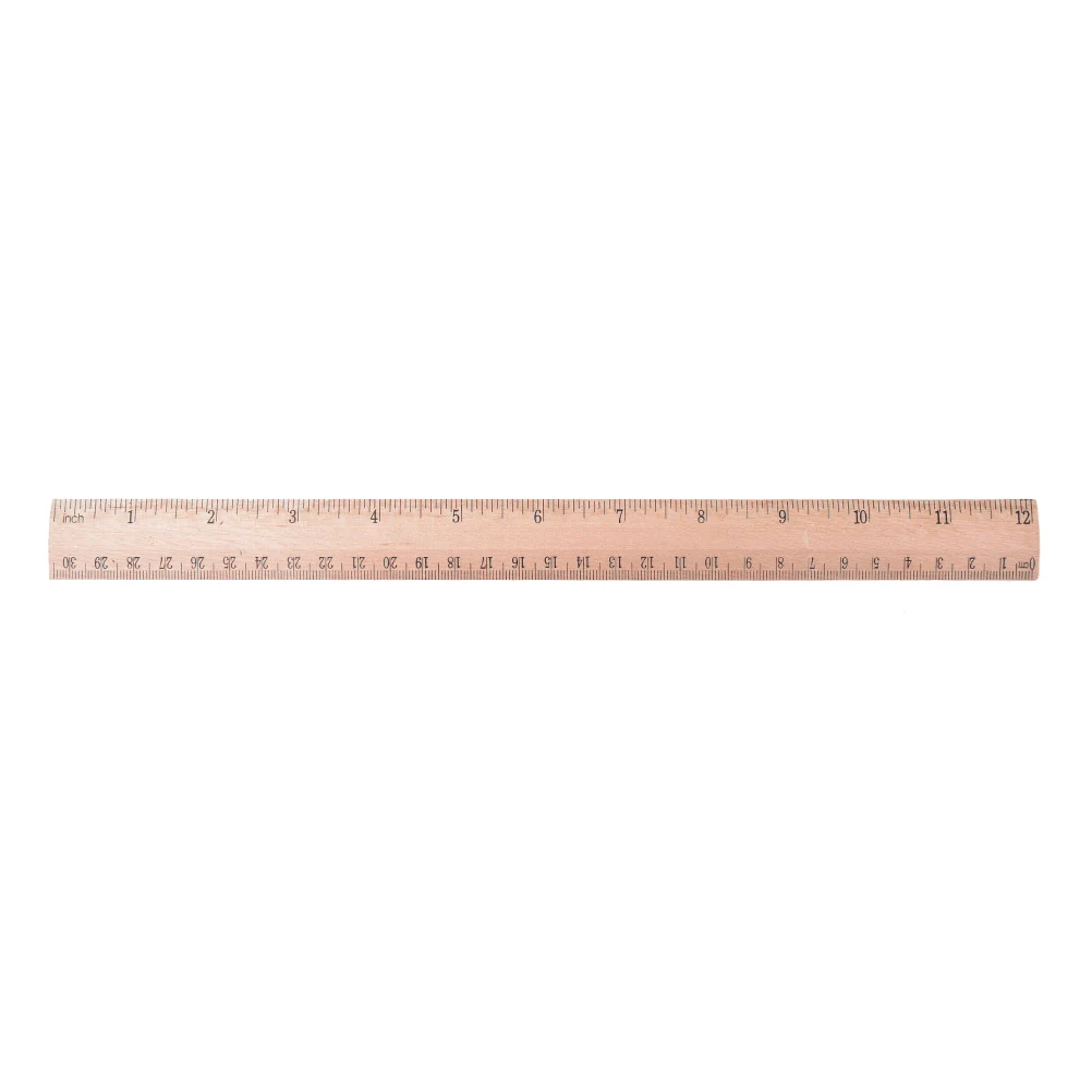 Wooden Ruler 15cm 20cm 30cm Learning Office Stationery Metric Wooden Ruler 15cm 20cm 30cm Learning Office Stationery Metric Rule Precision Double Sided Measuring Tool In Rulers From School Supplies On