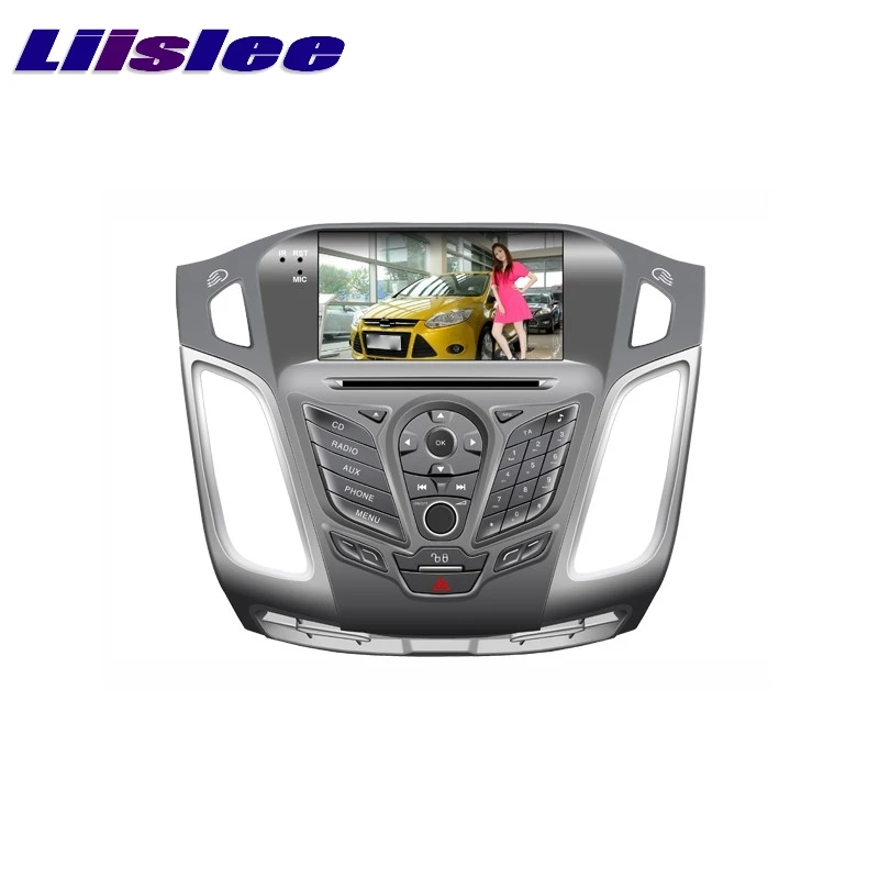 Для Ford Focus 2011~ liislee Автомобильный мультимедийный ТВ DVD GPS аудио hi-fi Радио Стиль навигации
