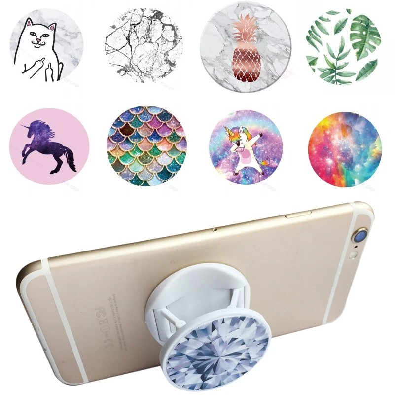 

Emoji Smile Marble Pineapple Multi-Functional Phone Holder Stander For iPhone xr luxury Celular