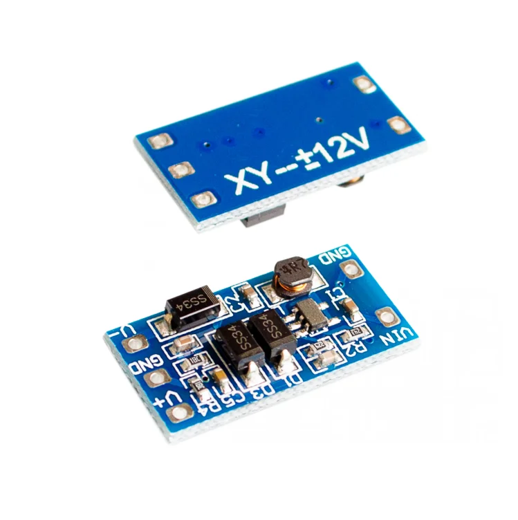 

Power module 2.8V to 5.5V input plus or minus 12V output 5V turn +-12V DC-DC converter board