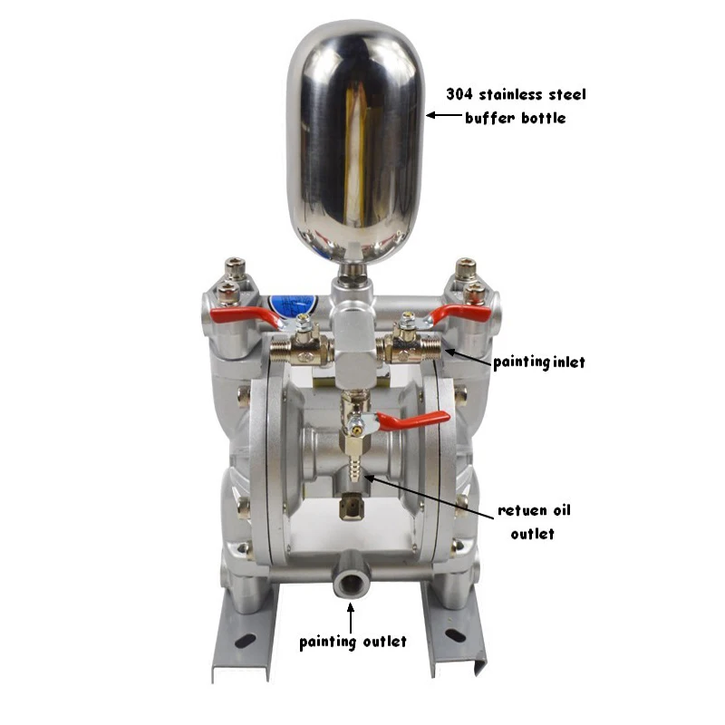 Пневматический мембранный насос, насос для краски, поставка, спрей-привод, инструмент, пневматический двойной мембранный насос, костюм мембранного насоса