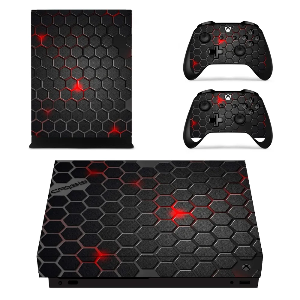 Skin Wrap for XBOX One X Console and Controller in Stickers from