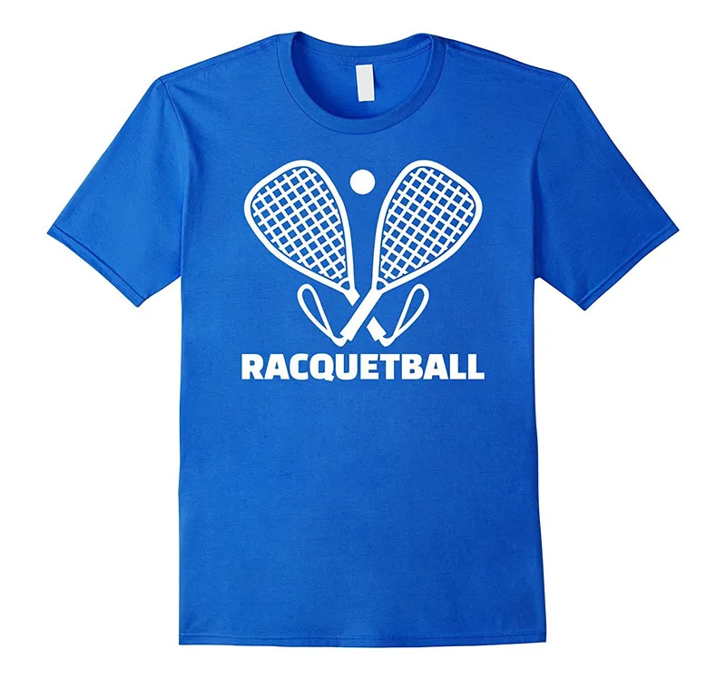 Business Shirts Crew Neck Short Sleeve Best Friend Crossed Racquetball