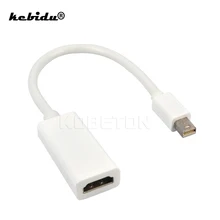 Kebidu alta qualidade thunderbolt mini displayport display porta dp para hdmi cabo adaptador compatível para apple mac macbook pro ar
