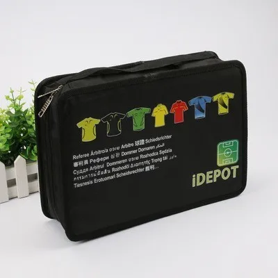 

Football referee bag Professional Soccer wallet set for referee Sports toolkit portable Football Match bags equipment D90101