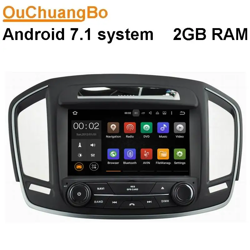 Ouchuangbo android 7.1 car audio radio for Opel Insignia 2014 support